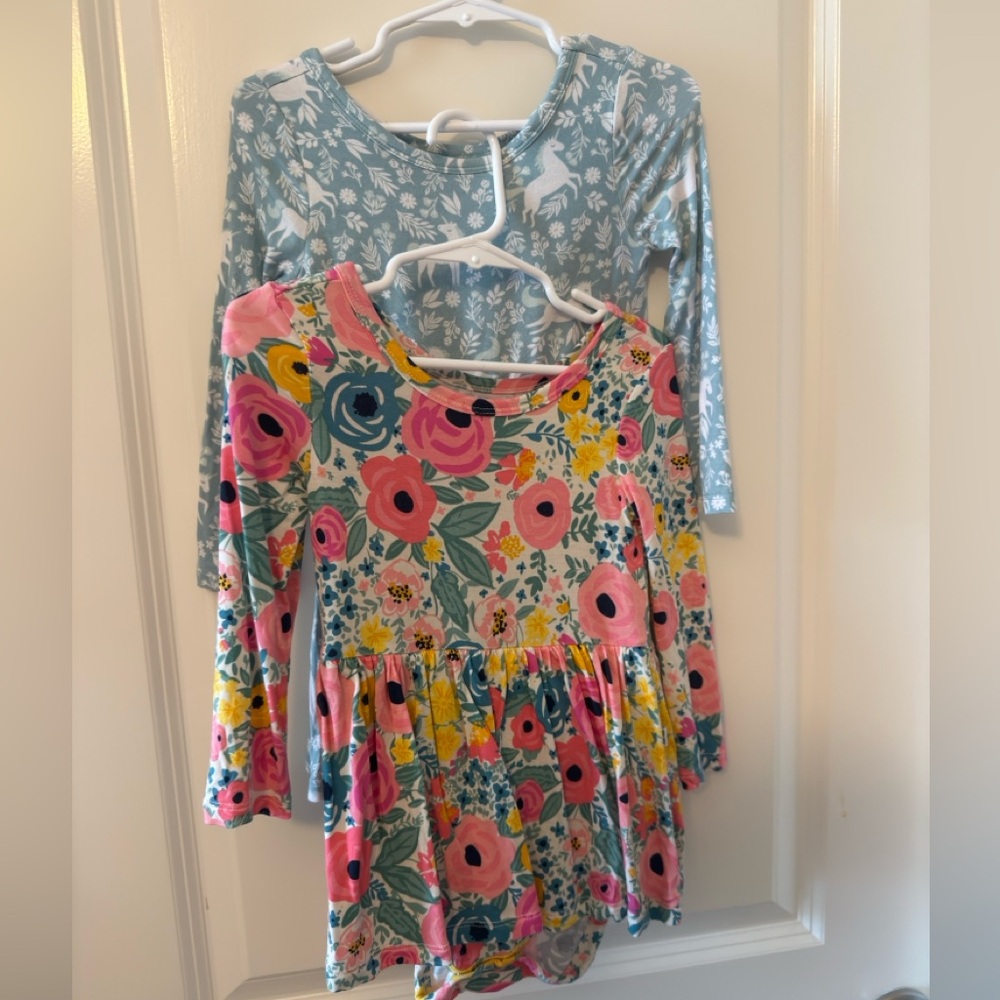 Set of two 18-24 month little sleepies play dresses